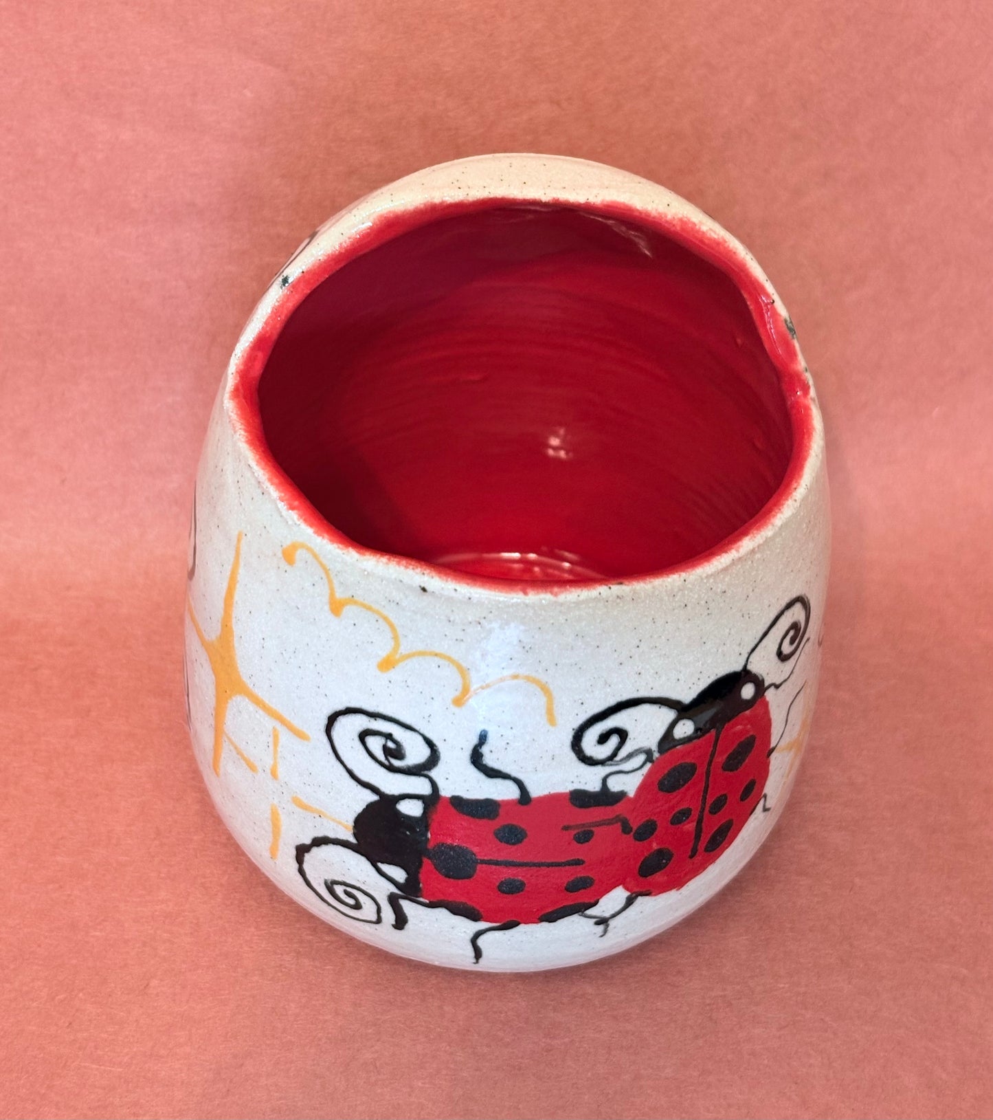 Lucky little lady 🐞 To-Go Ladybug Cup