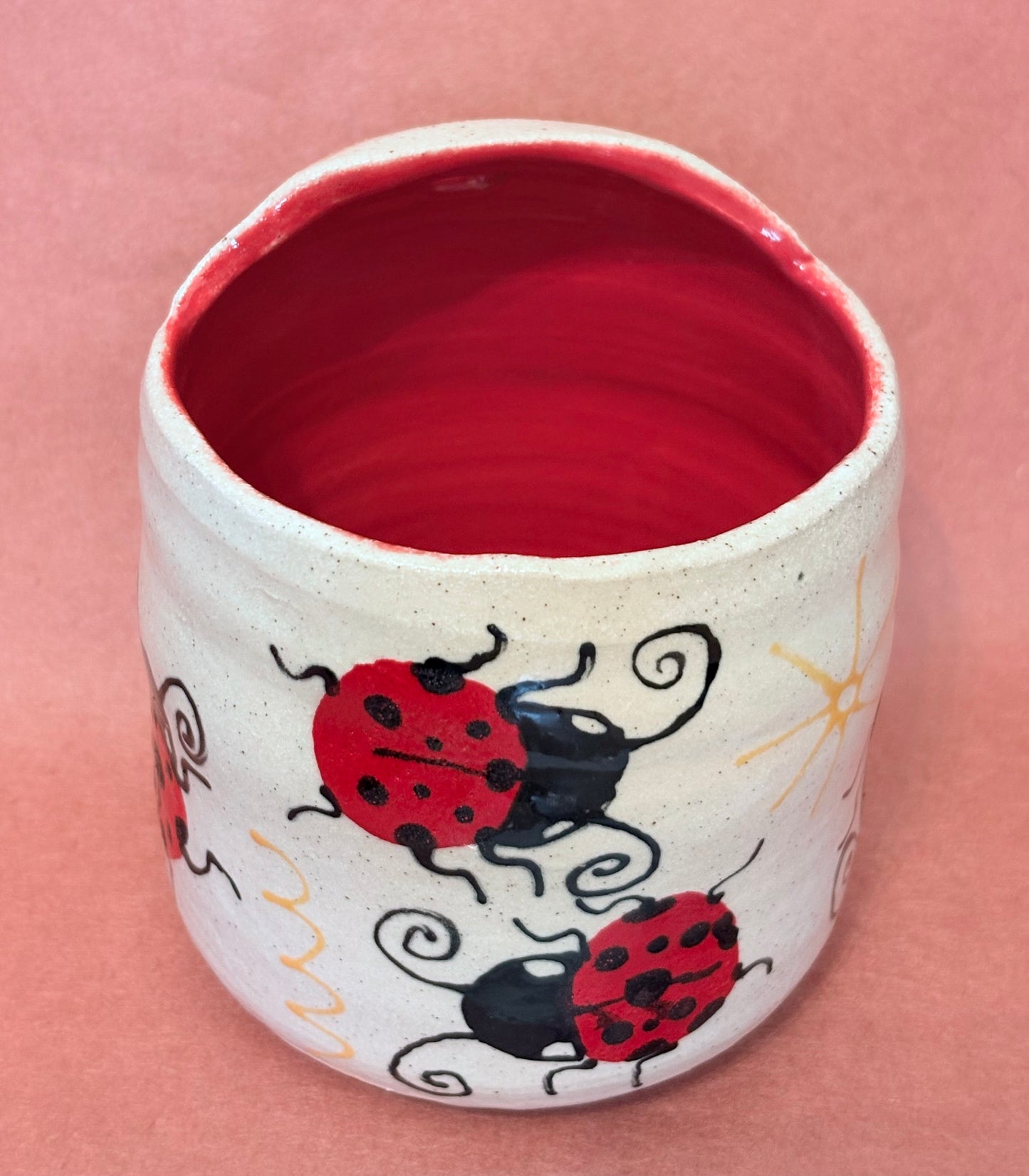Lucky little lady 🐞 To-Go Ladybug Cup